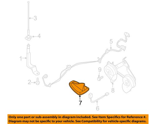 Nissan oem 08-12 titan antenna-cover 28228zk10a