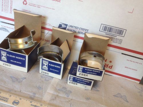 Studebaker champion main bearing set, std, nors.  item:  8235