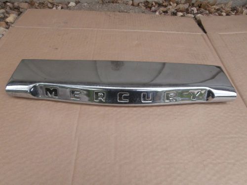 Vintage mercury rear bumper grill emblem with light &#034;1940&#039;s&#034;-1950&#039;s&#034;