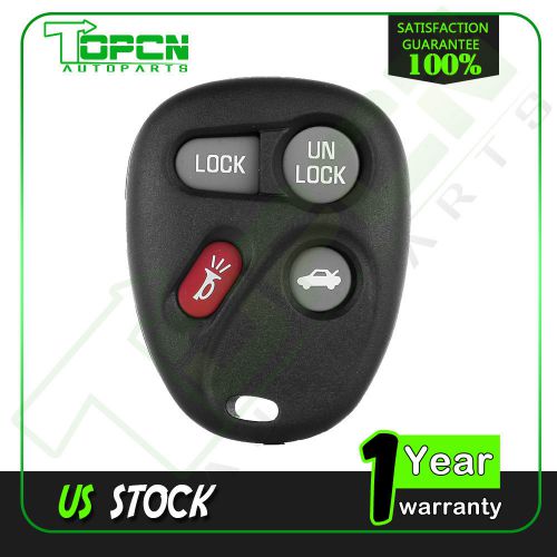 Replacement keyless remote key fob clicker shell case 4 button pad without chip