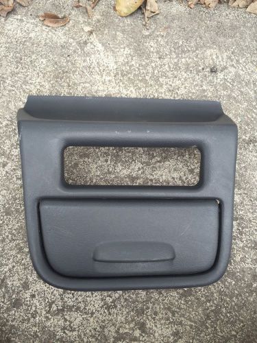 99-02 chevy tahoe silverado center console storage bezel cassette cd bezel trim