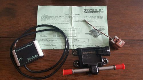 Zeitronix ethanol content analyzer and display kit red + flex fuel sensor