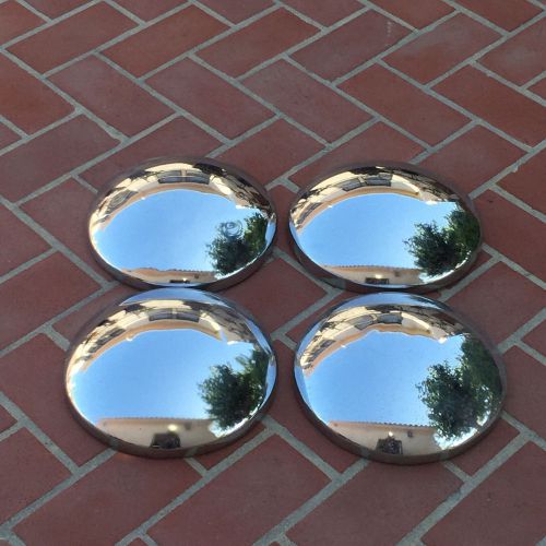 1956 dodge truck hub caps set of (4) 10 &#034; dog dish bowl used  reproductions