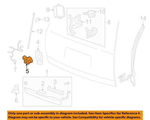 Gm oem liftgate-lock 13581405