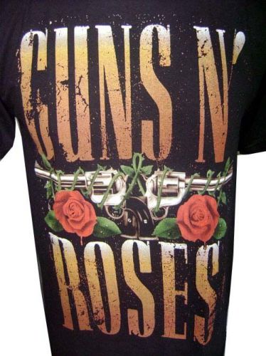 New rock band music guns n&#039; rose heavy metal rare biker punk t-shirt mens sz m