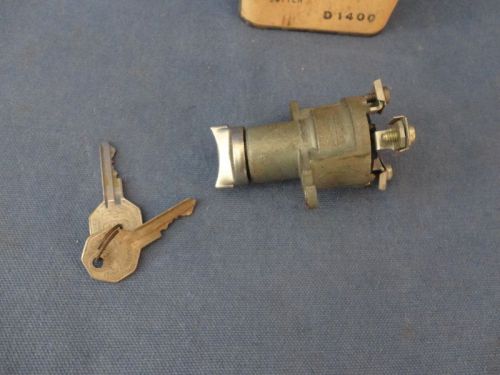 1949 1950 1951 1952 pontiac ignition switch with key delco remy # 1116464 - nos