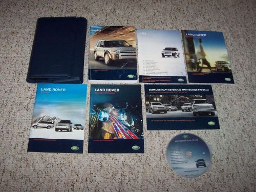 2008 land rover lr3 owner owner&#039;s user manual guide set v8 se hse 4.4l