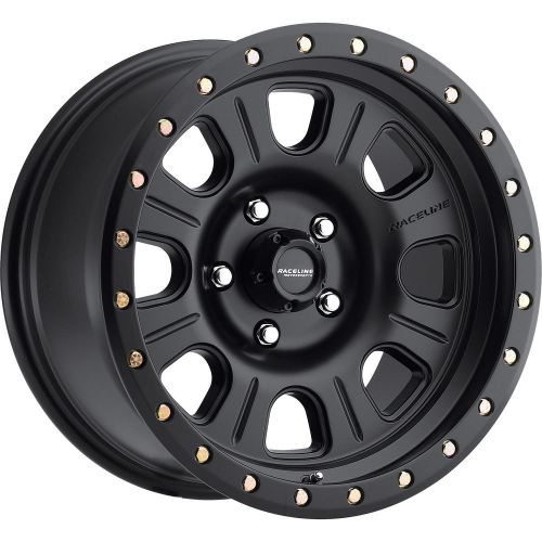 17x9 black raceline sl monster 8x170 -12 wheels discoverer stt pro 37 tires