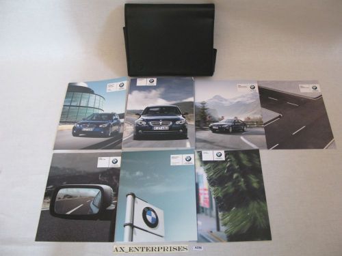 08 2008 bmw 5 series 528 i 535 xi 550 i sedan owners manuals books case set a236