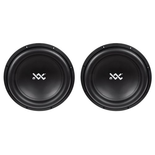 (2) re audio xx12d4 v2  xxv2 sub 12&#034; 3000 watt rms dual 4-ohm car sub subwoofers