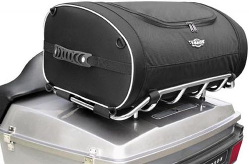 New t-bags space saver bag nylon tail bag, black,