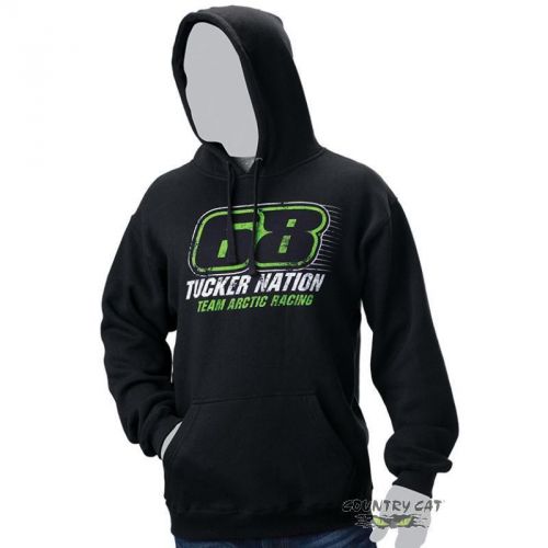 Arctic cat / tucker hibbert - men&#039;s 68 tucker nation hoodie - black - 5263-19_