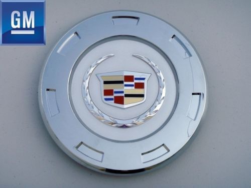 Cadillac escalade 2007 - 2011 wheel center hub cap chrome logo original gm new