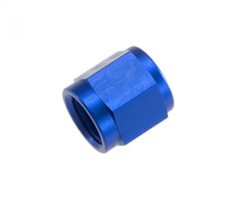 Blue #16an 1&#034; tube tubing adapter nut flare fitting hard line red horse 818-16-1