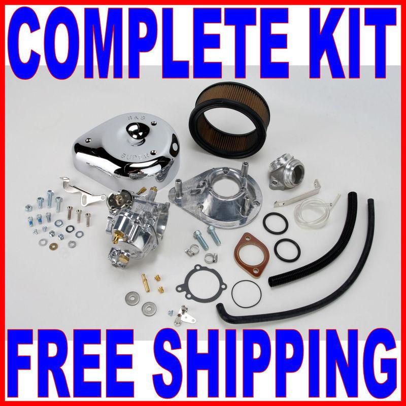 New s&s super e carb carburetor kit 1966-1978 harley davidson shovelhead 11-0402