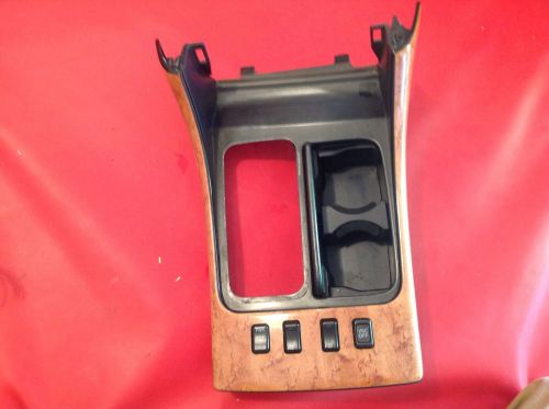 01 02 03 04 05 lexus gs430 wood trim shifter bezel center console cup holder