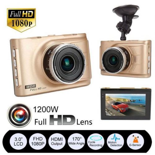 1080p 3 full hd car dvr cctv dash camera g-sensor vehicle video cam recorder