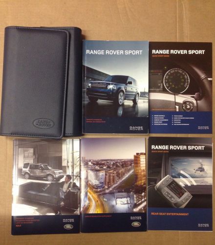 2013 range rover sport owner&#039;s manual with case