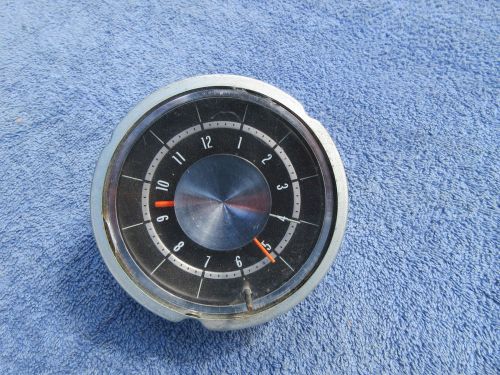 1965 chevrolet impala ss clock original gm delco