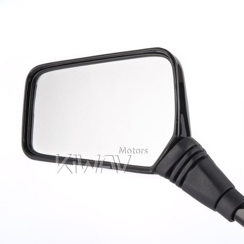 Mirror big rectangle brick black xpair for hd chopper cruiser touring -amm