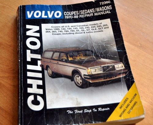 Chilton  volvo 1970-1989 repair manual, includes diesels and turbo models.