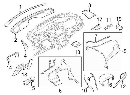 Ford oem speaker cover ej7z18978ba image 3