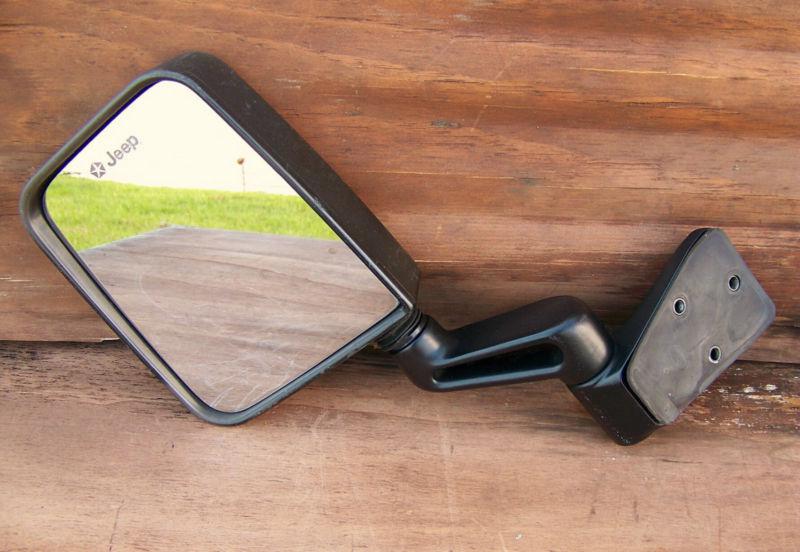 1994-2002 jeep wrangler oem left driver manual mirror 51154883