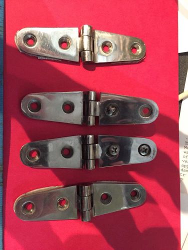 Grady white stainless steel strap hinge - 4&#034;  20 23 overnighter gulf stream ect