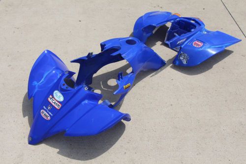 Yamaha yfz450 fenders plastics body front rear yfz 450 2004-2008 blue z-23