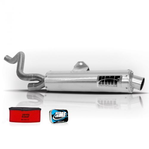 Hmf kawasaki brute force 650 sra 2005 - 2013 slip on exhaust muffler + jet + uni