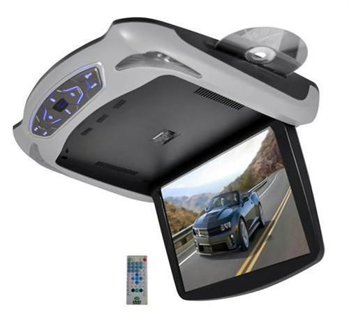 New plrd145 13.3&#039;&#039; flipdown monitor dvd usb sd inputs wireless fm/ir transmitter