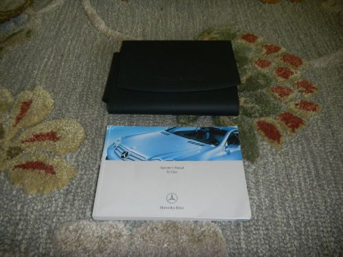 2008 mercedes benz sl550 owners maual set + free shipping