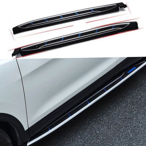 2pcs car side step running step board nerf bar  for nissan qashqai 2014-2016