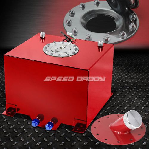 8 gallon/30.5l red coat aluminum fuel cell tank+level sender+45° fast fill neck