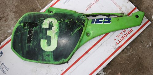 1985 kawasaki kx125  side cover