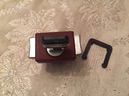 80-86 ford truck bronco ltd crown vic  glove box latch lock with key maroon red