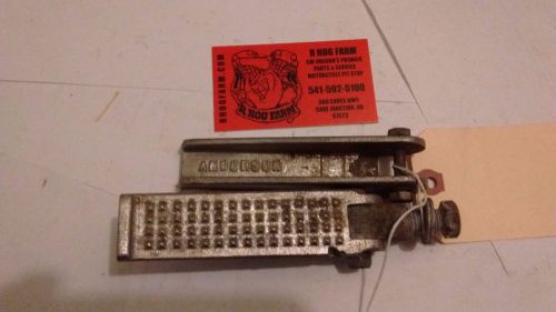 Harley davidson vintage oem anderson foot pegs alum.