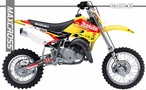 Drz110 rm65 maxcross graphics kit for suzuki, makita