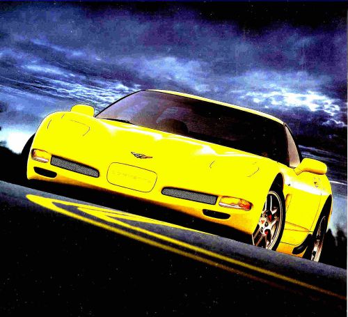 2001 chevy corvette deluxe brochure -new-chevy corvette coupe-convertible-z06