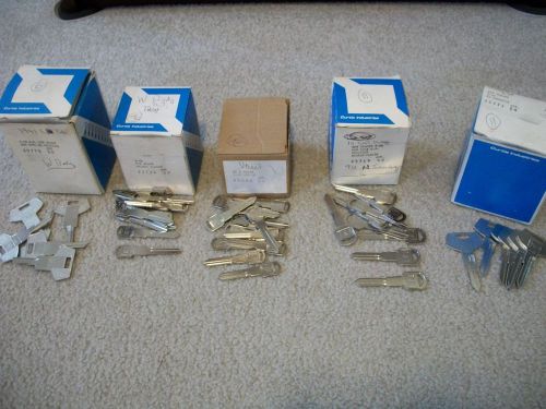 101 gm key blanks. b-82,b-86,b-68,b-78,b-89