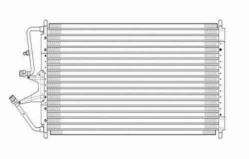 Tyc 4544 replacement ac condenser for chevy ck pickup truck (w/ serpentine)