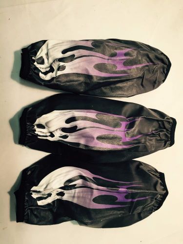 Kawasaki kfx700 skull flame shock covers