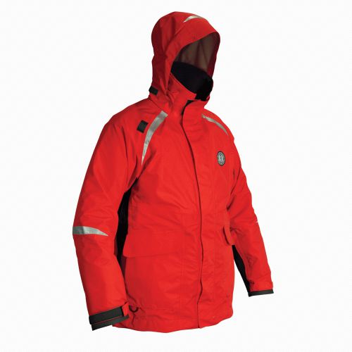 New mustang mc5444-xl-rd/bk catalyst coat - x-large - red/black