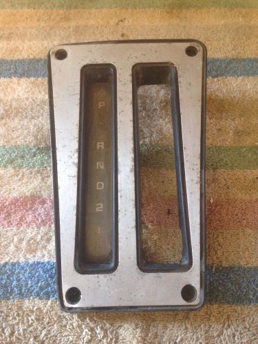 1970-1981 trans am firebird console shifter bezel with silver swirl inlay