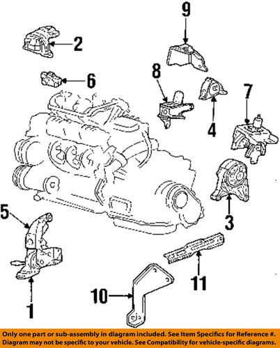 Mopar oem 4861273aa engine & transmission mounting-transmission support