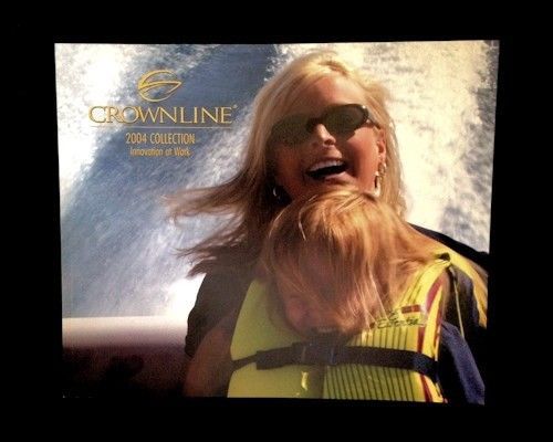 2004 crownline boat sales brochure new old stock