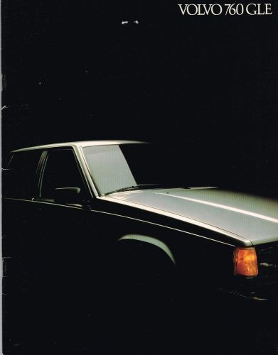 Big 1983 volvo 760 gle brochure / catalog with specifications, 760gle