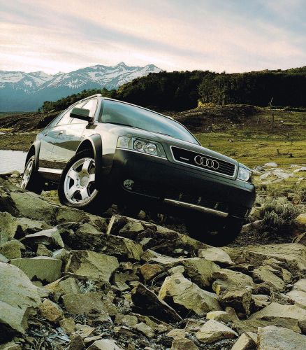 2002 audi allroad quattro brochure / catalog with color chart: 4wd