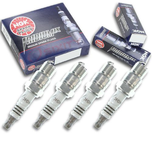 4pcs 80-86 hardin h280 ngk iridium ix spark plugs kit set engine hp