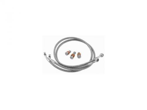 Suzuki v/strom 1000 2012 stainless rear brake line clear